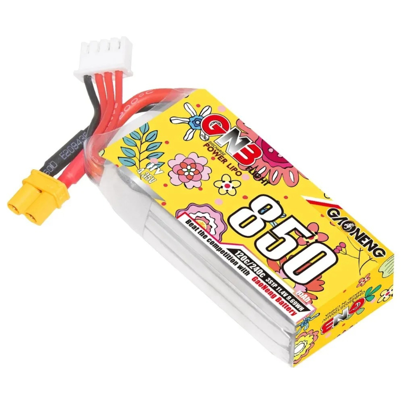 1pcs new GNB LiHV 3S 11.4V 850 - огляд і ціна Drone Battery 3S