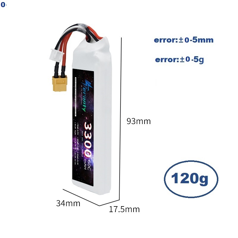 2S 7.4V LiPo Battery 3300mAh 6 - огляд і ціна Drone Battery Lipo