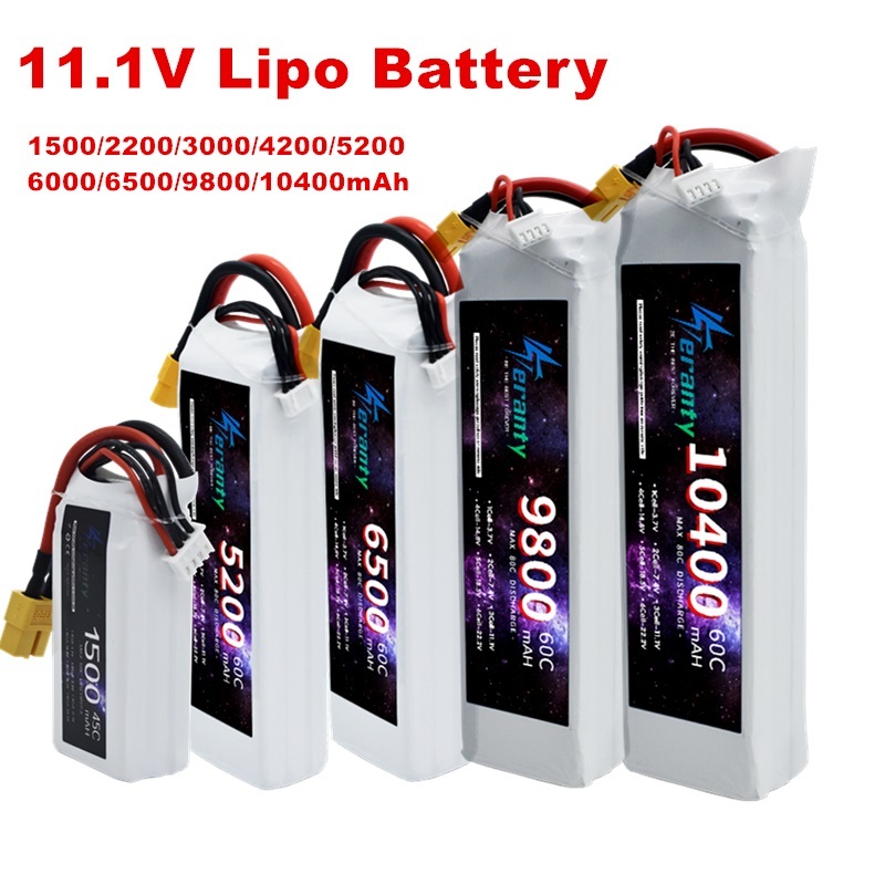 3S 11.1V Lipo Battery Deans XT - огляд і ціна Drone Battery 3S